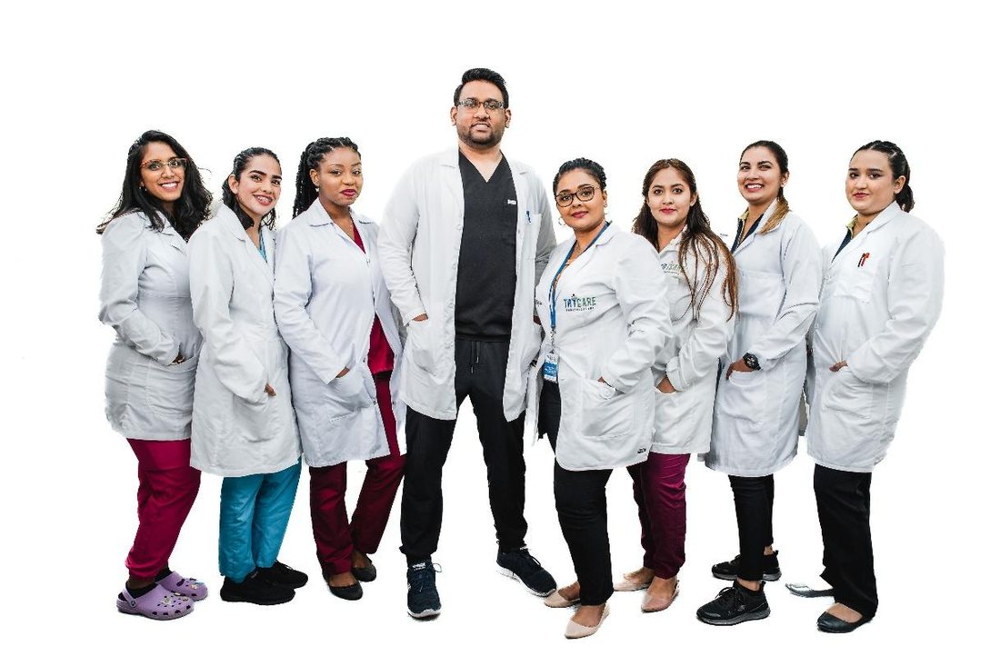 Clinical team of doctors at Tricare Medical Centre