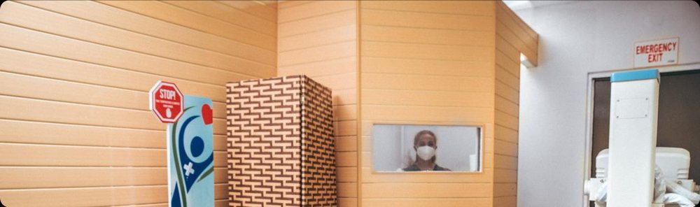 Radiology suite corridor at Tricare Medical Centre